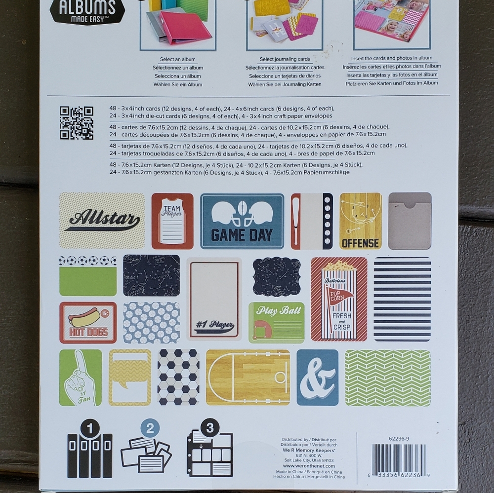 We R Memory Keepers Game Day Cards - Picture 2 of 2
